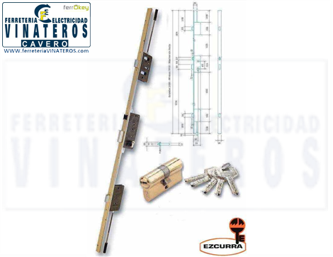 CERRADURA, EZCURRA, SEGURIDAD, E 2000/3 DS-15
