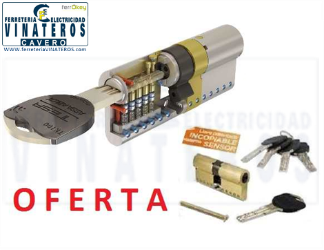 BOMBILLO - CILINDRO, TESA, ANTIBUMPING, TK100 3030LATON