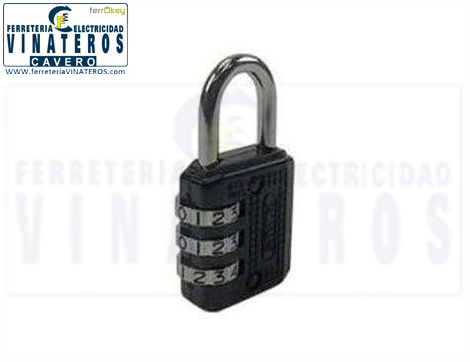 CANDADO, ABUS BRAVUS, COMBINACION  EC, 715/30 BLACK