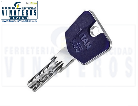 LLAVE COPIA, PUNTOS, TITAN K55 CR, MAQUINA