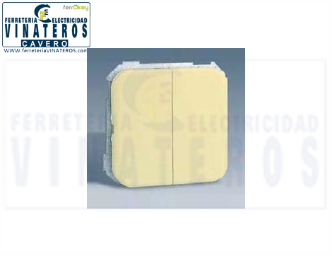 CONMUTADOR, SIMON 31, DOBLE, 31397-31 MARFIL