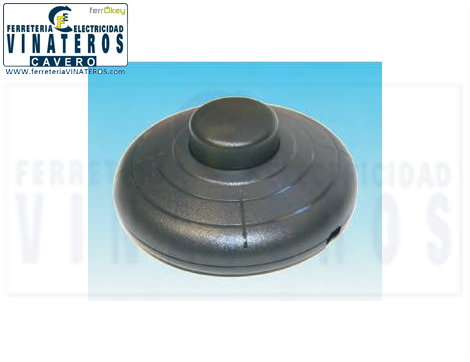 INTERRUPTOR PIE, DAHER, NEGRO, REF:11.645N
