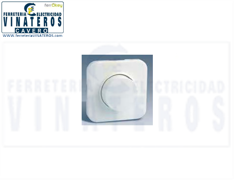 REGULADOR LUZ, SIMON 31, BOTON, BLANCO, 31054-30