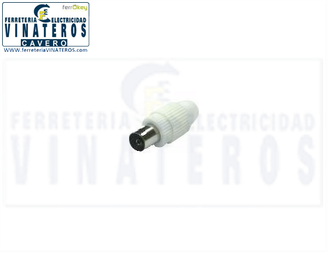 CONEXION-TV, CONECTOR, PLASTICO, HEMBRA S:3535B