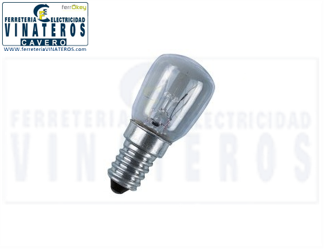 BOMBILLA, ELECTRODOMESTIC, PEBETERO, E-14 25W