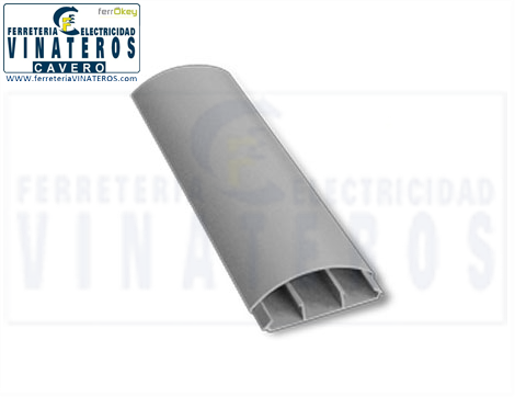 CANALETA, SUELO, GRIS, 2 MTS (40*10) 