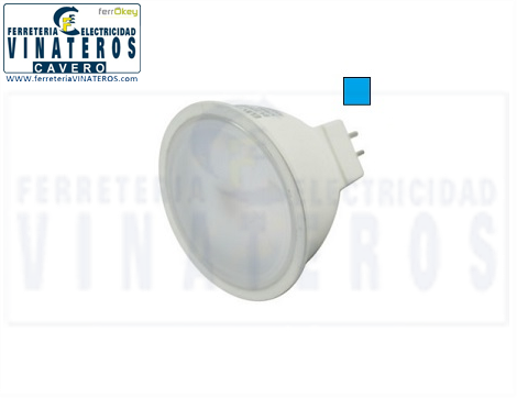 BOMBILLA-LED, FERRETERIA CAVE, DICROICA 12V 5W, MR16 DIA