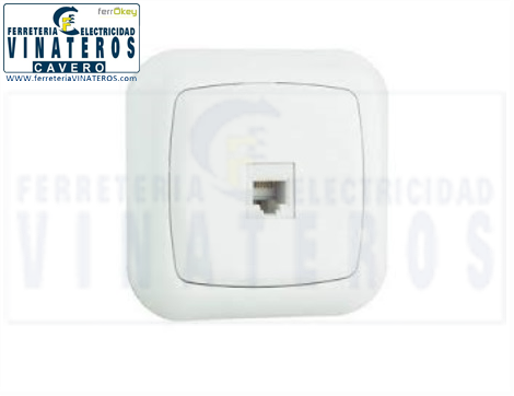 MECANISMO DAHER, EMPOTRAR, ENCHUFE TELEFON, RF:36.530/RJ11