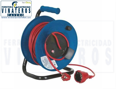 ALARGADERA, CON RECOGECABLE, 3*1,5 TAYG, 25 MTS.* JARDIN