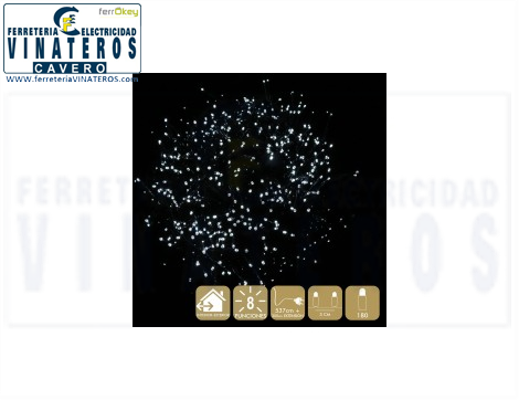 LUCES NAVIDAD, JUINSA, 180 LUCES , BLANCA