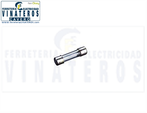 FUSIBLE, CRISTAL, CORTO, 3 AMP.