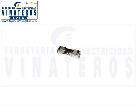 CONEXION-TV, EMPALME, DOBLE HEMBRA, F SATELITE