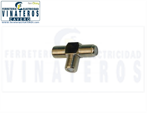 CONEXION-TV, LADRON, CONECTOR F, HEMBRA