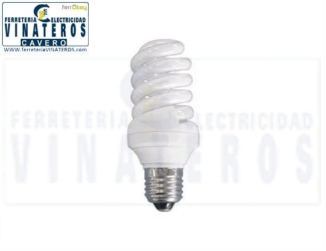 BOMBILLA-AHORRO, DAHER, ESPIRAL, *E27-20W CALID&