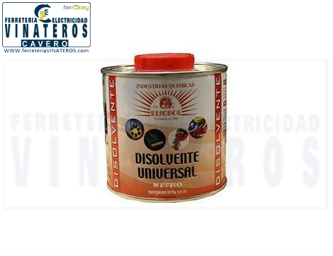 PINTURA, DIPISTOL, DISOLVENTE, 1/2 L.
