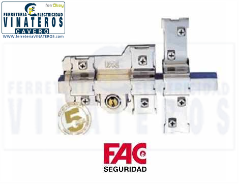 CERROJO, FAC, NIQUELADO, 302L-115 IZQ