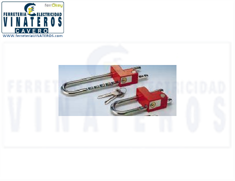 CANDADO, FAC, ARCO, 2 PZAS., 530-150