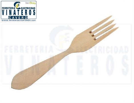 UTIL-COCINA, MADERA, TENEDOR, 30 CM.