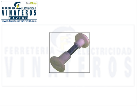 TORNILLO, ENSAMBLAR, 2 CABEZAS, PLASTICO BLANCO