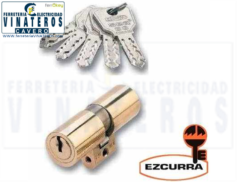 Ezcurra  Bombin Cerradura Alta Seguridad, Serie Sea-23 Largo 32,5 - 32,5  65 mm