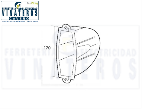 PERSIANA-PIEZAS, CAJA, PLASTICO NORMAL, RF:007