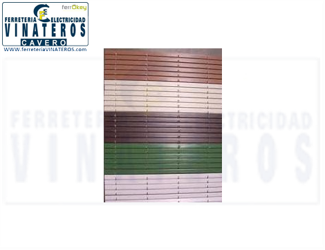 PERSIANA, CADENILLA, PVC, COLORES MT