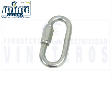 ESLABON, UNION, CON TUERCA, 4 CM