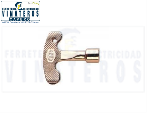 LLAVE COPIA, ESPECIAL, LATON, CUADRADO  8 MM