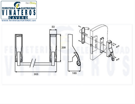 CERRADURA, DORLAK, ANTIPANICO, 7000SR-CT8001