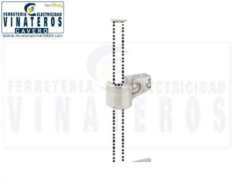 CERRADURA, OJMAR, VARILLA FALLEBA, 901/1000NI-1MT