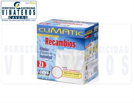 ABSORBEHUMEDAD, CEYS, RECAMBIO, 2 PIEZAS