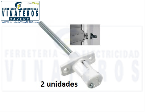 PERSIANA-PIEZAS, BLOQUEO, PASADOR C/POMO, JUEGO (2 PZAS)