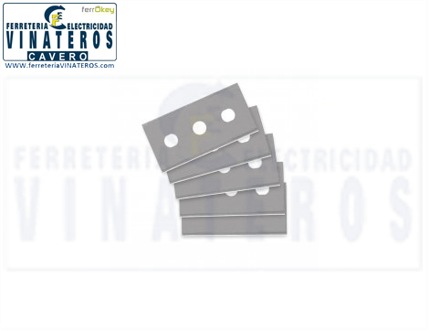 RASCA-VIDRIOS, INOXFIX, CUCHILLAS, REF. 3107-1-