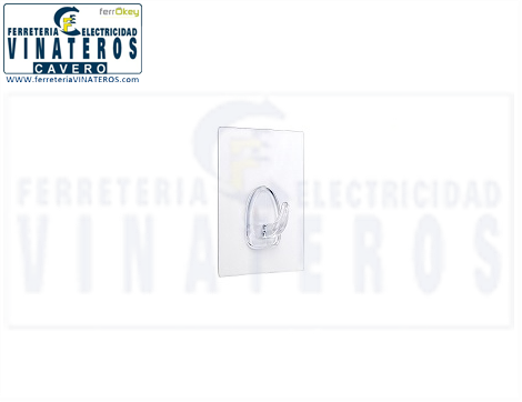 PERCHA ADHES., INOXFIX, REUTILIZA GRAND, ART:1291