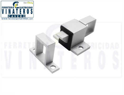 CIERRE, GOLPETE, ALUMINIO, PLATA 6810