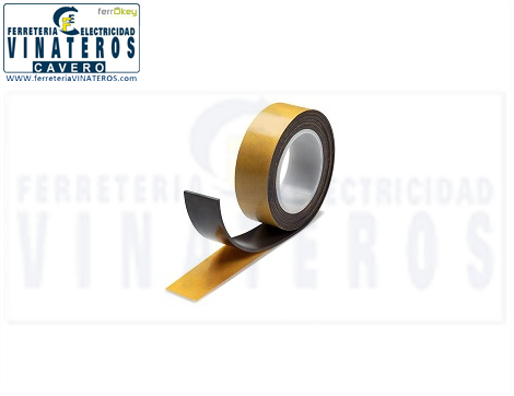 CINTA, MAGNETICO, ADHESIVO ROLLO, 1 M