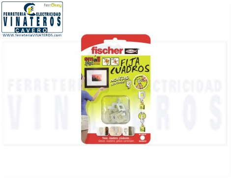 CUELGA FACIL, FISCHER, FIJA CUADROS, BLANCO