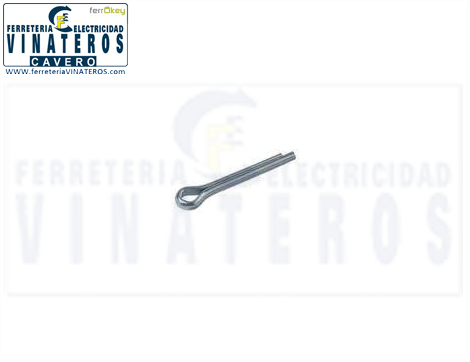PASADOR ALETA, GALVANIZADO, OJO, 5*70