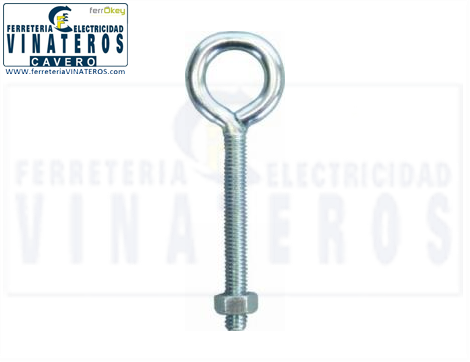 HEMBRILLA, CERRADA, CON TUERCA, M 8