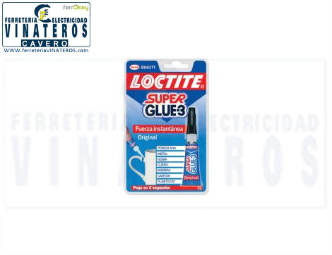 PEGAMENTO, LOCTITE, SUPER GLUE, .3 GR .