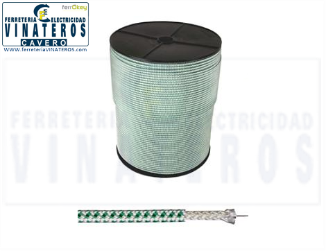 CUERDA, TENDEDERO,  EXTRA FUERTE, POLIESTER VERDE