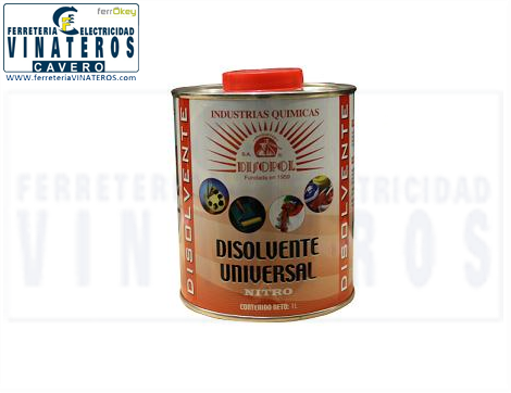 PINTURA, DIPISTOL, DISOLVENTE, 1L.