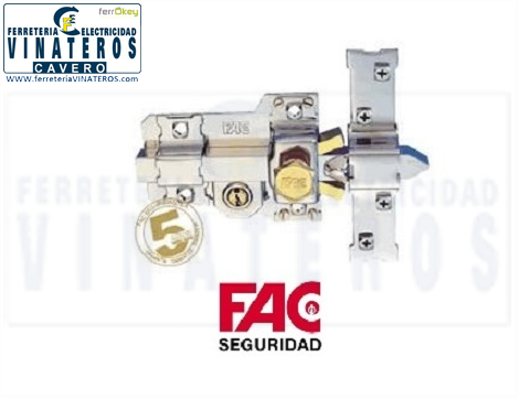 CERROJO, FAC, NIQUELADO, 303L-115  IZQ