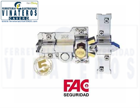 CERROJO, FAC, NIQUELADO, 303T-115 DER