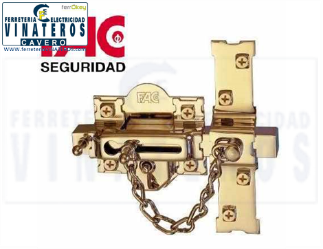 CERROJO, FAC, DORADO, 307L-.80 IZQ.