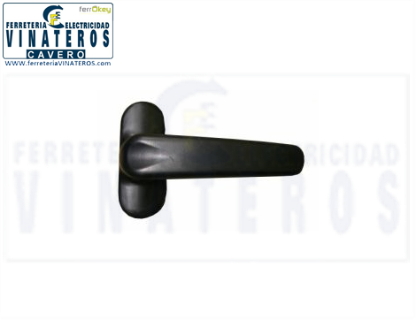 MANIVELA, ALUMINIO, CON BASE NEGRA, JUEGO GIRATORIA