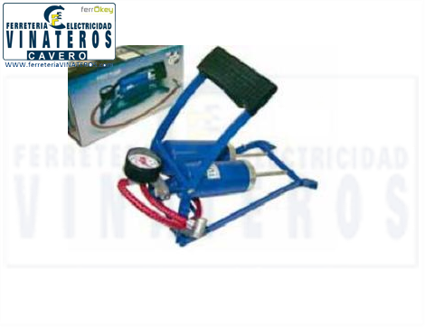 BOMBA INFLAR, ., PEDAL DOBLE, METAL