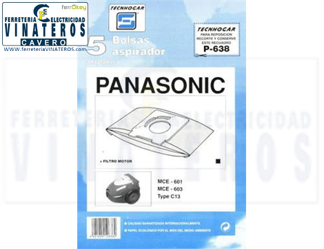 BOLSA-ASPIRADOR, TECNOHOGAR, 638, TEC: 910638