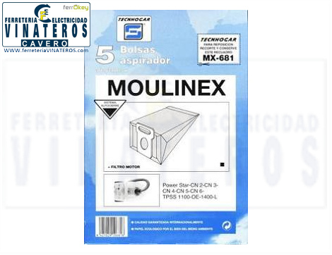 BOLSA-ASPIRADOR, TECNOHOGAR, 681, TEC: 910681