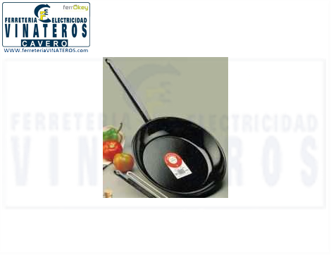 BATERIA-COCINA, IDEAL ESMALTADA, SARTEN BAJA, 24 C.MANGO